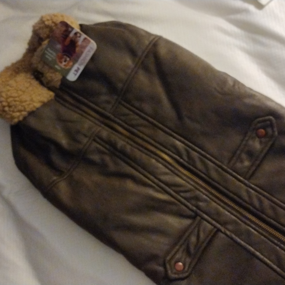 NWT Fashion Pet Bomber Style Vest Coat Size Large